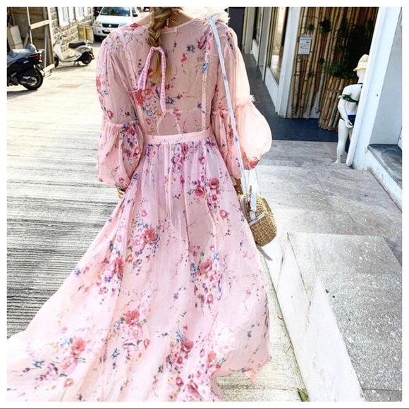 LoveShackFancy Dresses & Skirts - LOVESHACKFANCY Leah Floral Maxi Dress ALTERED